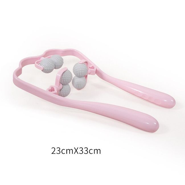 6-wheel Manual Neck Massager, Handheld Grip Neck Kneading