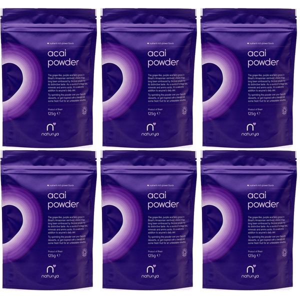 Org Acai Powder (125g) Bulk Pack x 6 Super Savings