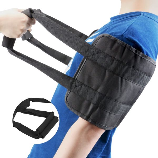 SENUN 31.5 inches (80 cm) Transfer Belt, Nursing Supplies, Rising Aid, Handle Included, Transfer Sheet, Non-Slip, Support for Patients/Elderly, Raising Legs, Reduces Waist Burden, Walking Aid, Extra Wide, Walking Aid Belt, Wheelchair, Nursing Bed, Wheelch