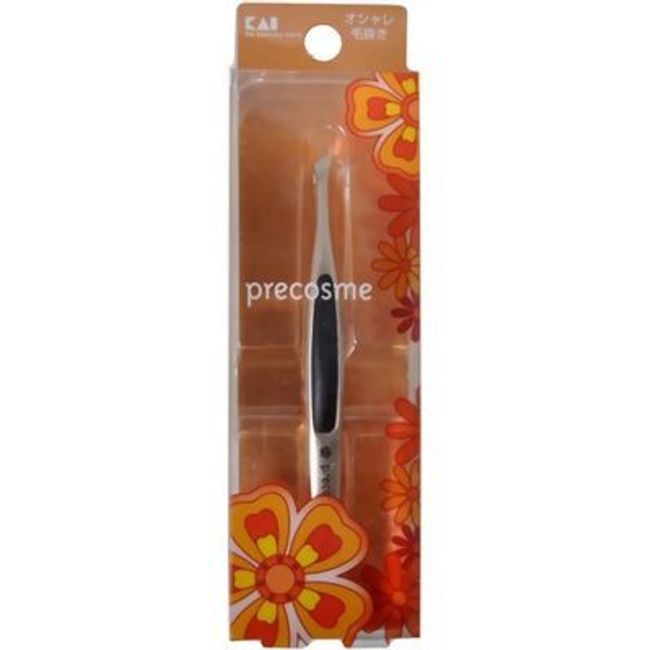 Kaiin Co., Ltd. Puri Cosme Fashionable Tweezers (1 piece)<br> &lt;Easy-to-use design with soft touch anti-slip&gt;