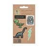 LÄSSIG Textile Sticker Self-Adhesive Textile Woven Sticker, dino, cartoon/youth
