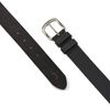 BELTER Men's Genuine Leather Belt, Men's Belt, Leather Men's Belt, Jeans Belt, 38 mm Wide, black, 110