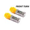Diode Dynamics Front Turn Signal LEDs compatible with Dodge Ram Van 2000-2003 (pair), 3157 HP48 Amber