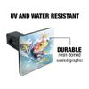 GRAPHICS & MORE Surfing Surf Rainforest Tree Frog Tropical Tow Trailer Hitch Cover Plug Insert