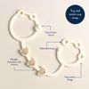 Itzy Ritzy Silicone Toy & Snack Cup Strap (Bear)