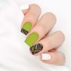 Retro 80's Cassettes Pattern Clear Water-Slide Nail Designs