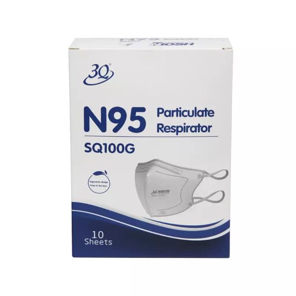 Yamato Factory 641731 Yamato N95 Mask, 3Q Pack Mask, N95, 10 Pieces, Medical Institutions and Nursing Facilities