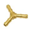 Joywayus Hose Barb Fitting 5/16" Barbed Fitting 3 Way Y Shaped Union Brass Fitting