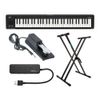 Korg microKEY 61-Key Compact MIDI Keyboard Bundle with Double-X Keyboard Stand