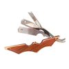 SANDBORS Cut Throat Razor Professional Cut Throat Razor Kit with Blades Wooden Straight Edge Cut Throat Razor New