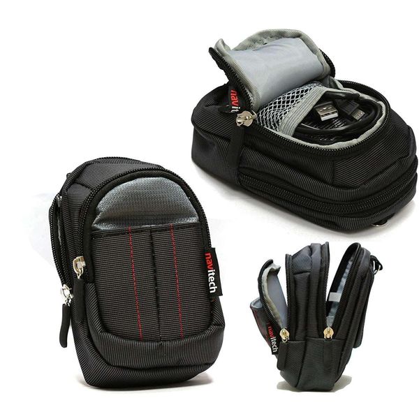 Navitech Black Compact Camera Case Compatible with Zostuic 2.4" LCD Rechargeable Camera