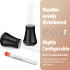 WDT Espresso Distribution Tool Espresso Stirrer Tools, 0.35mm 7 Needles Espresso Coffee Stirrer with Extra 7 Replaceable Needles (Black)