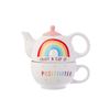 Rainbow Positivitea Tea Pot Set for One