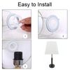 20 Pcs Bright White Adapter Ring Reducer Kit For Lampshade Fittings