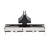 sourcing map Fader Variable Resistors Mixer 45mm Straight Slide Potentiometer B10K Ohm with Black White Knobs