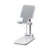 HAYOKU Smartphone Stand Holder Angle, Width and Height Adjustable Mobile Phone Table Stand PC Stand (White)
