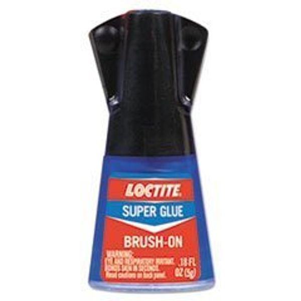 (3 Pack Value Bundle) LOC1365734 Super Glue Brush On, 0.17 oz, Clear