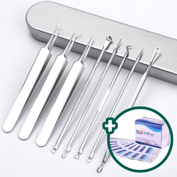 8-piece set ingrown hair removal tweezers tweezers hair plucker