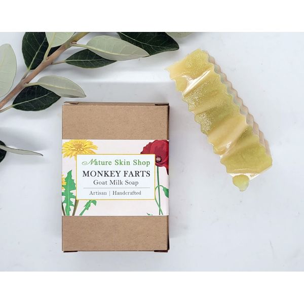 Monkey Farts Goat Milk Natural Soap, Cold Process