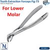 Fig.73 Dental Tooth Extracting Forceps Lower Molar Extraction Ortho Instruments
