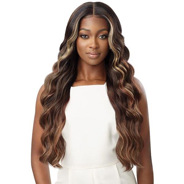 Outre SleekLay Part HD Lace Front Wig LARISSA (DRFF2-Ginger Brown)