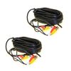 Lot 2 45ft Security Camera Video BNC Cable Surveillance Power DC Cable 15m