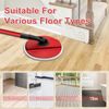 Mop Pads Replacement for Vileda Clean Spin Head Refills, Washable Mop Head Replacement Cloth Microfiber for Cleaning Floor