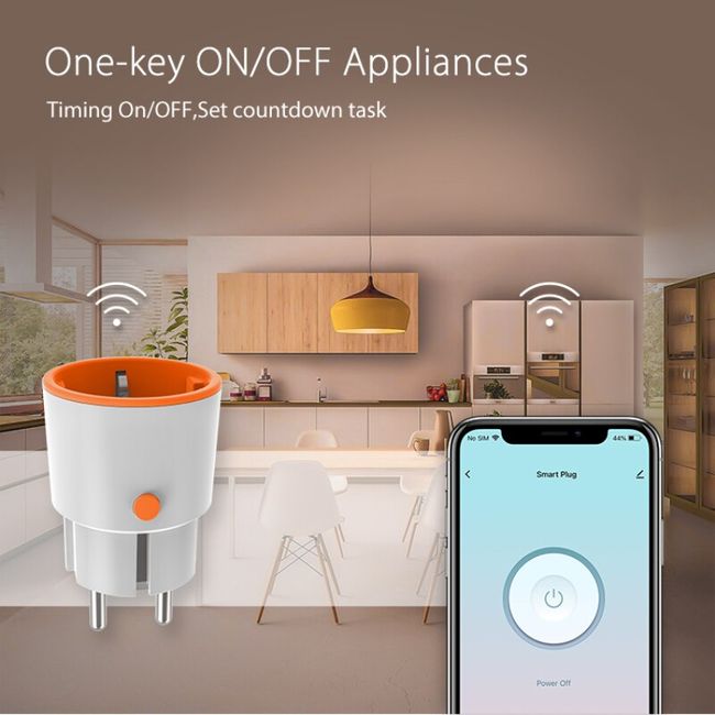 Aubess Smart Plugs with Energy Monitoring, Smart Plugs That Work with Alexa  & Google Assistant, Smart