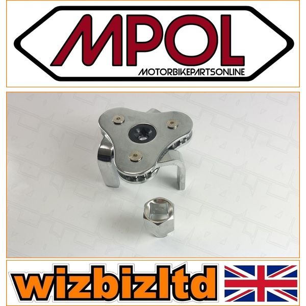 Suzuki SV 650 S 2003-2009 [MPOL Claw Oil Filter Removal Wrench / Rachet Clamp]