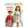 Kwik Sew K3921 Dresses Sewing Pattern, Size T1-T2-T3-T4
