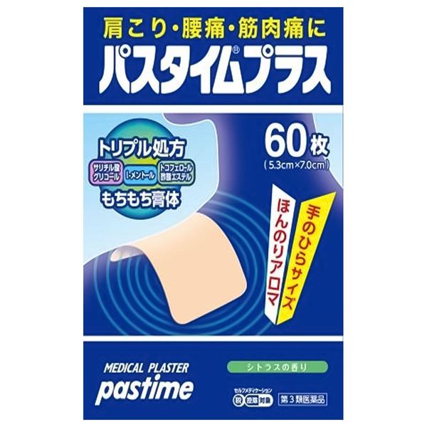【第3類医薬品】パスタイムプラス 60枚 ×4