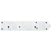 Masterplug Els134W-01 Four Socket Trailing Socket With Power Indicator, Without Plug And Cable, 13 Amp, White