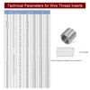 M8 x 1.25 Wire Thread Inserts 04 Stainless Steel for Installation 20Pcs