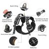 HEELE No Pull Dog Harness - Small, Reflective, Adjustable with Front & Back Leash Attachments & Soft Padded Control Handle for Dogs Walking & Training, Grey, S