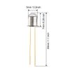 sourcing map Photosensitive Diode Photodiodes Light Sensitive Sensors,5mm Round Head Receiver Diode