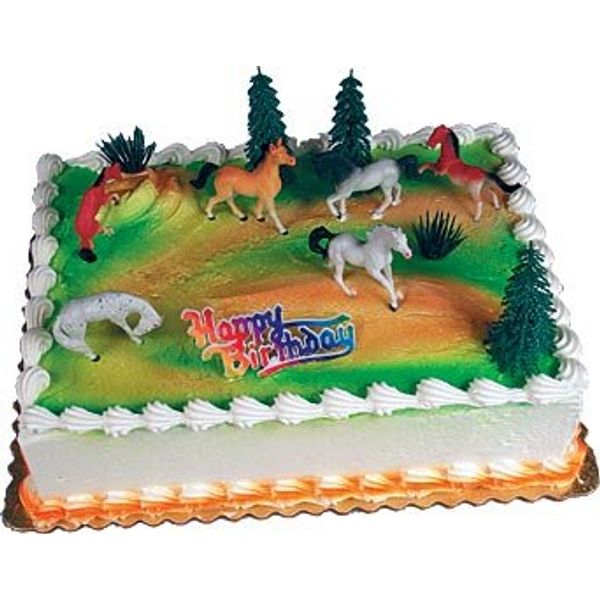 Cake Decorating Kit CupCake Decorating Kit Sports Toys (Horses Zoo)