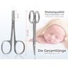 Professional Nail Scissors with Rounded Ends Stainless Steel