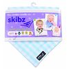 Skibz Dribble Bib - Blue Gingham
