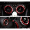 4pc Red Air Conditioner AC Vent Outer Ring Decoration Trims For Chevy 16+ Camaro