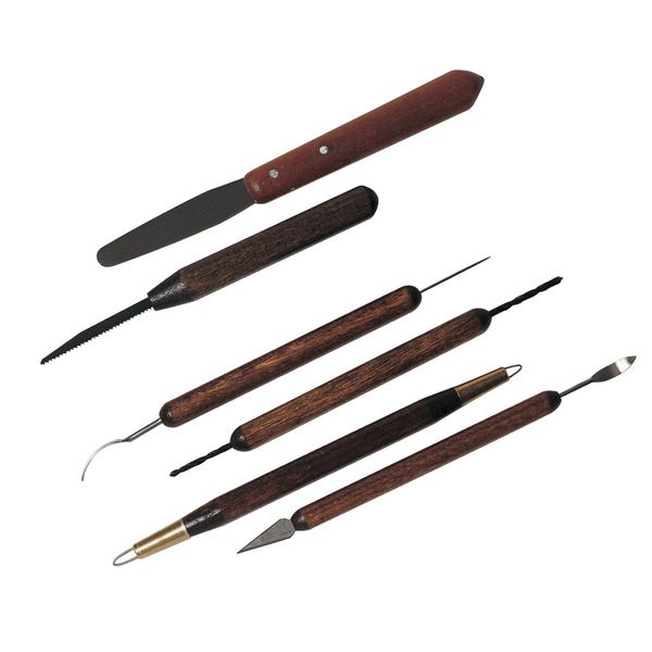Kemper Ceramic Tool Set, Assorted Sizes, Set of 7
