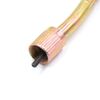 sourcing map 89cm 35" Length Black Rubber Coated Motorcycle Speedometer Cable