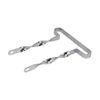 Lowrider Bike 16 Flat Twisted Bumper Front/Rear Chrome.