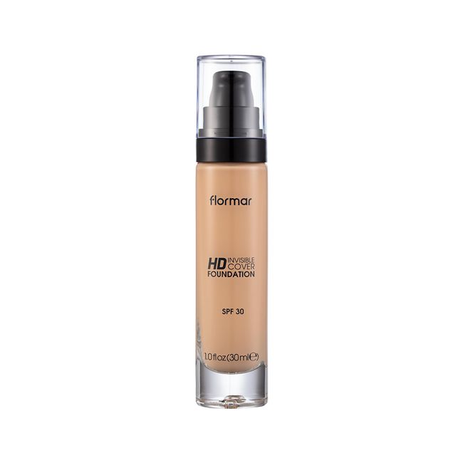 Flormar Invisible Cover Foundation - Fondöten No50 Light Beige 30ml