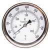 Adjustable Industrial Thermometer 5" x 6" 50-500Â°F, S.S. w/Calibration Dial
