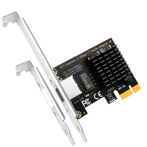 GLOTRENDS LE8105 2.5 Gigabit PCI-E Network Card, 10/100/1000Mbps RJ45 LAN Card