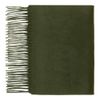 Pure Cashmere plain scarf, Olive