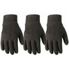 Wells Lamont Work Gloves, Jersey Basic, Wearpower, 3 Pair Pack (508LF),Brown,Large
