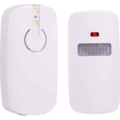 Power Gear Motion-Sensing Driveway Alarm, Battery Operated, Flashing LED Light, Wireless, Easy to Install, Home Protection, Indoor or Outdoor Security, Up to 25ft. Detection Range, 36014-S1