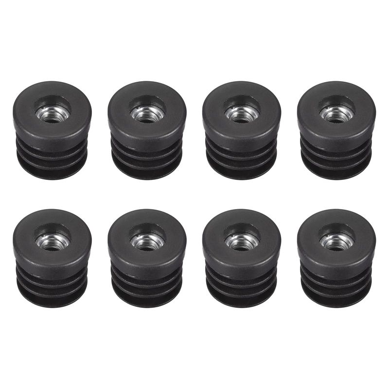 uxcell Insert for Round Tube with M8 Screw for 25mm OD Round Tube Round ...