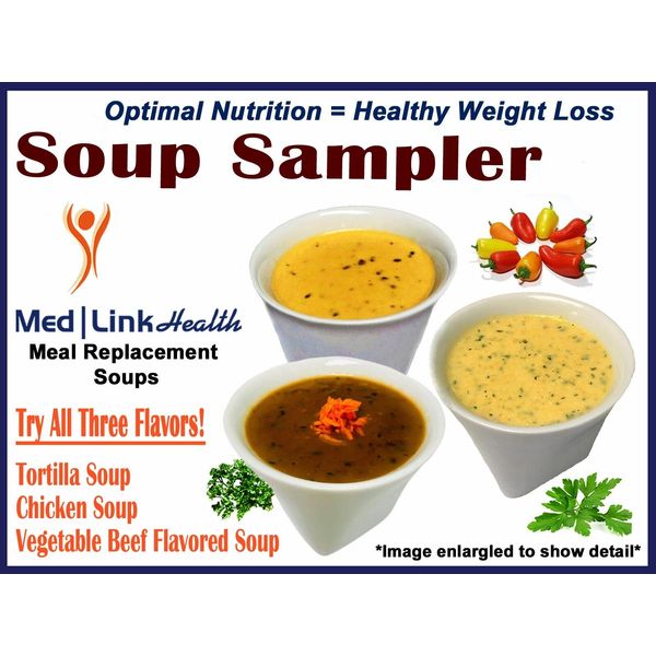 SOUP SAMPLER | 3 Servings | SIMILAR TO Optifast® 800